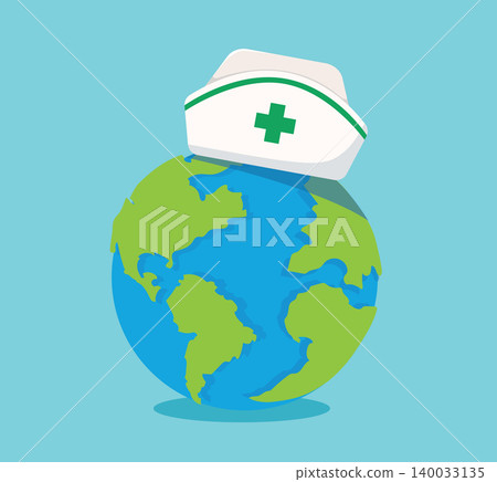 Earth Wearing Nurse Cap Earth Wearing Nurse Cap 140033135