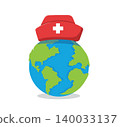Earth Wearing Nurse Cap 140033137