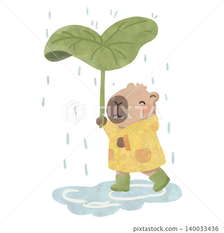 Cute Capybara Rainy Day Watercolor Clipart Bundle, Kawaii Cozy Animal PNG, Umbrella and Rain Illustration Set Cute Capybara Rainy Day Watercolor Clipart Bundle, Kawaii Cozy Animal PNG, Umbrella and Rain Illustration Set 140033436