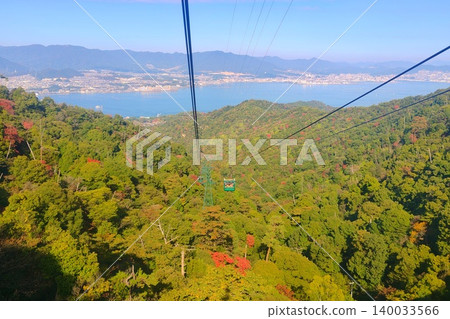 [Hiroshima Prefecture] Miyajima Ropeway, one of Japan's Three Most Scenic Views 140033566