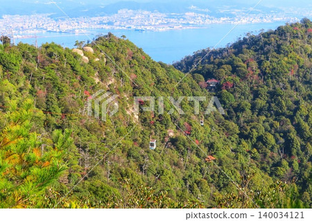 [Hiroshima Prefecture] Miyajima Ropeway, one of Japan's Three Most Scenic Views 140034121