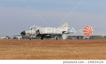 Japan Air Self-Defense Force F-4EJ Kai Phantom II landing Japan Air Self-Defense Force F-4EJ Kai Phantom II landing 140034126