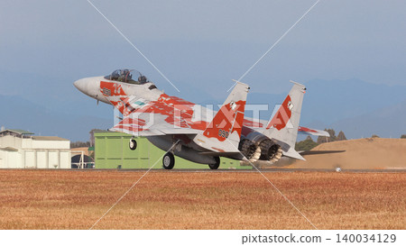 A Japan Air Self-Defense Force F-15DJ Eagle landing A Japan Air Self-Defense Force F-15DJ Eagle landing 140034129