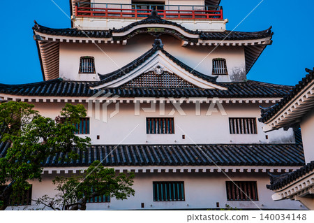 Morning view of Karatsu Castle [Karatsu City, Saga Prefecture] 140034148