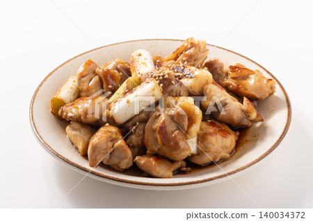 Chicken thigh, green onion, teriyaki Chicken thigh, green onion, teriyaki 140034372