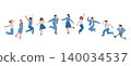 People jumping to express their joy 140034537