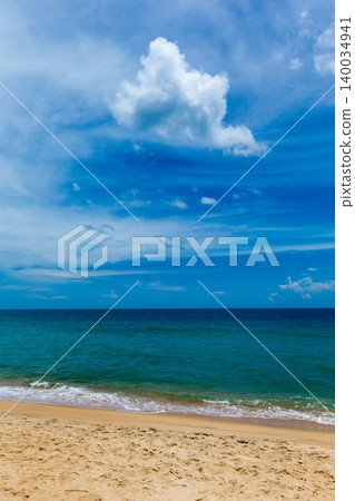 beach and tropical sea beach and tropical sea 140034941