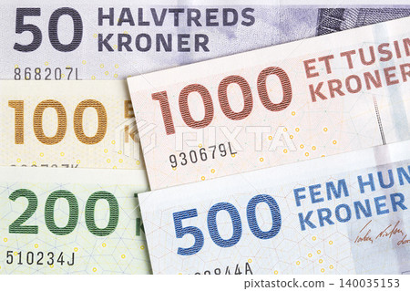 Danish krone a business background Danish krone a business background 140035153