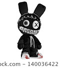scarry black bunny creepy halloween 140036422
