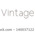 Rusty nails with the English letters Vintage 140037122