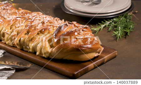 Christmas braided cinnamon cake Christmas braided cinnamon cake 140037889