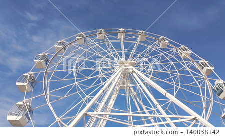 A large white Ferris wheel 140038142