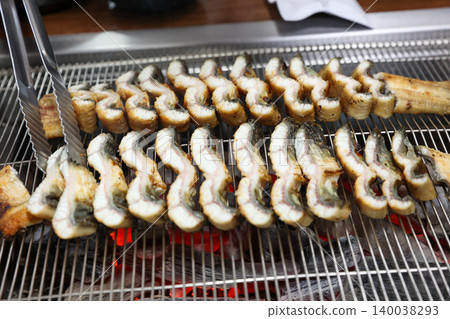 Traditional Korean Style BBQ Grilled Freshwater Eel Traditional Korean Style BBQ Grilled Freshwater Eel 140038293