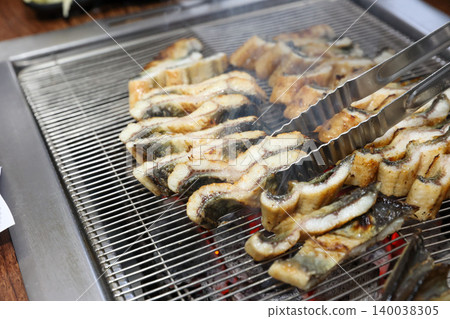 Traditional Korean Style BBQ Grilled Freshwater Eel Traditional Korean Style BBQ Grilled Freshwater Eel 140038305
