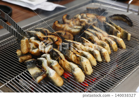 Traditional Korean Style BBQ Grilled Freshwater Eel Traditional Korean Style BBQ Grilled Freshwater Eel 140038327