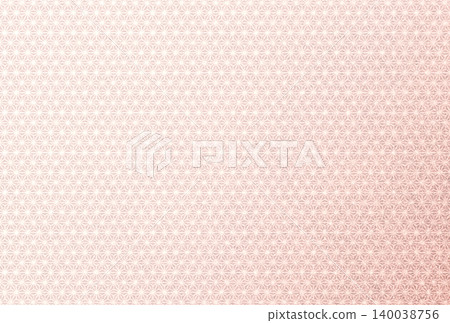 背景圖 7：精緻閃亮的淺紅色圖案上疊加白色麻葉圖案。 140038756