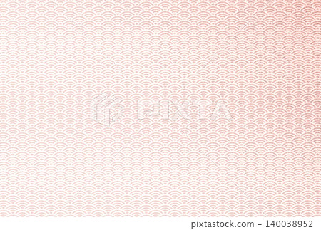 Background image 11: A delicate, sparkling pale red pattern overlaid with a white Shippo (seven treasures) design. 140038952