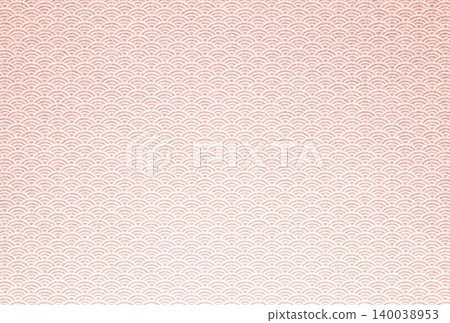 Background image 12: A delicate, sparkling pale red pattern overlaid with a white Shippo (seven treasures) design. 140038953