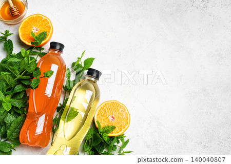 Homemade isotonic energy sport drink 140040807