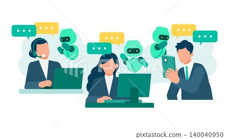 一群身著西裝的男女辦公室職員,透過結合謎題和 DX 插圖進行溝通來解決問題。 一群身著西裝的男女辦公室職員,透過結合謎題和 DX 插圖進行溝通來解決問題。 140040950