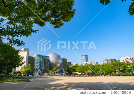 白川公園與富士名古屋科學博物館，城市綠洲（愛知縣名古屋市） 140040969