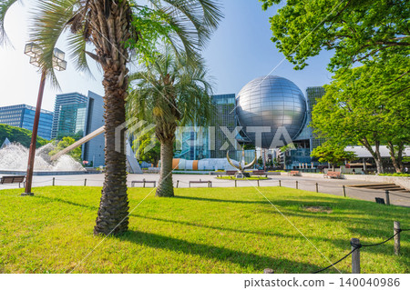 Shirakawa Park and Fuji Nagoya Science Museum, urban oases (Nagoya City, Aichi Prefecture) Shirakawa Park and Fuji Nagoya Science Museum, urban oases (Nagoya City, Aichi Prefecture) 140040986