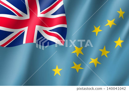 Waving flag of Tuvalu Waving flag of Tuvalu 140041042