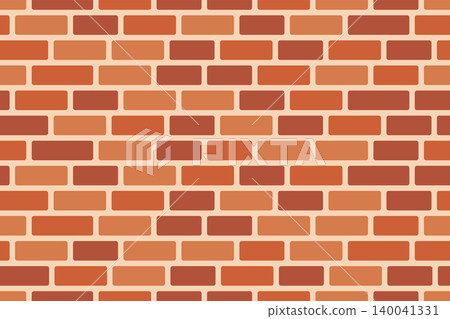 Seamless red brick wall pattern providing a classic architectural background for construction and design. Seamless red brick wall pattern providing a classic architectural background for construction and design. 140041331