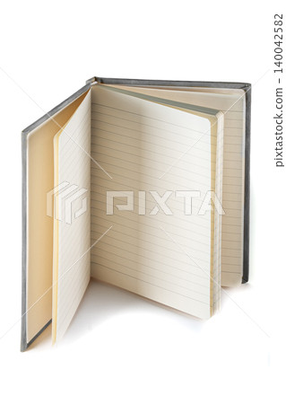 close up of a blank velour fluffy notebook on white background with clipping path close up of a blank velour fluffy notebook on white background with clipping path 140042582