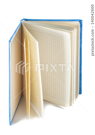 close up of a blank velour fluffy notebook on white background with clipping path close up of a blank velour fluffy notebook on white background with clipping path 140042600