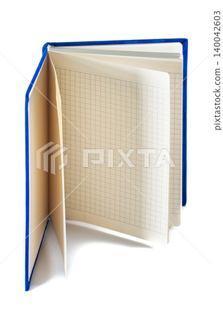 close up of a blank velour fluffy notebook on white background with clipping path close up of a blank velour fluffy notebook on white background with clipping path 140042603