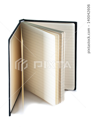 close up of a blank velour fluffy notebook on white background with clipping path close up of a blank velour fluffy notebook on white background with clipping path 140042606