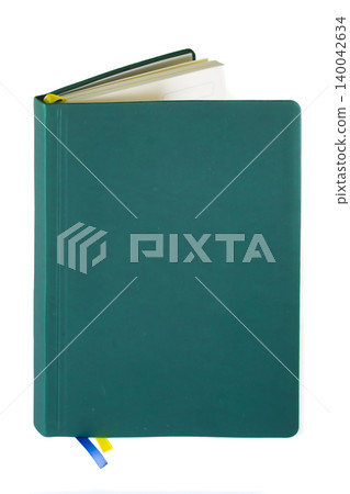 close up of a blank velour fluffy notebook on white background with clipping path close up of a blank velour fluffy notebook on white background with clipping path 140042634