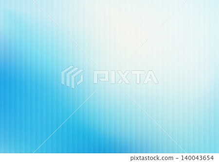 Icy cyan ribbed glass abstract background with soft white luminous center 140043654
