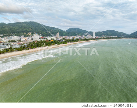 Beautiful sea with clear blue sky background in summer season Amazing sea and sun daylight relaxation landscape view in Phuket island Thailand for Summer and travel background Beautiful sea with clear blue sky background in summer season Amazing sea and sun daylight relaxation landscape view in Phuket island Thailand for Summer and travel background 140043813