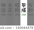 Heisei 1989 Era Illustration Set 140044478