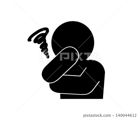 一個簡單的圖標,代表那些身處困境的人。 一個簡單的圖標,代表那些身處困境的人。 140044612