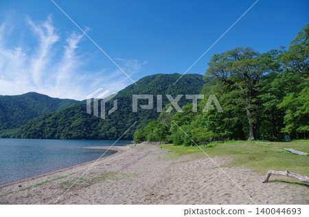 千手濱與黑姬山的寧靜湖畔 千手濱與黑姬山的寧靜湖畔 140044693