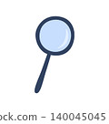 Magnifying glass. Vector illustration hand drawn 140045045