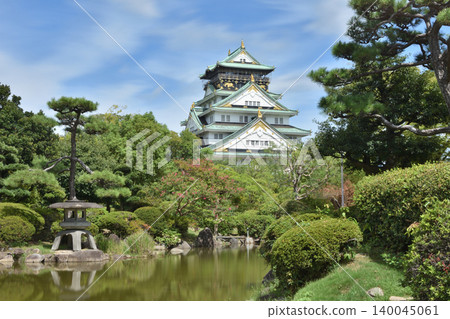 大阪天守閣和日本庭園 140045061