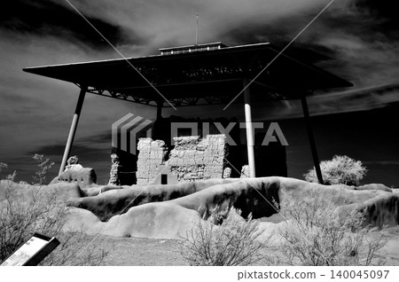 High Contrast Casa Grande National Monument Black and White High Contrast Casa Grande National Monument Black and White 140045097