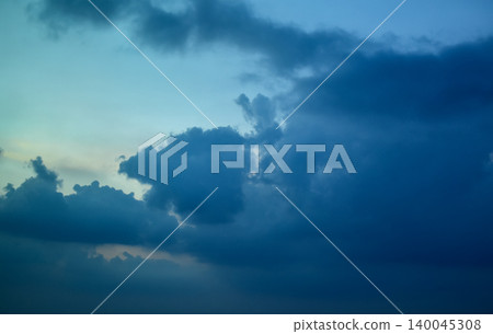 Beautiful and dramatic skyscape and cloudscape. Blue sky and clouds. Nature and background use. Beautiful and dramatic skyscape and cloudscape. Blue sky and clouds. Nature and background use. 140045308