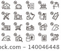 Living expenses/expenses icon 01 140046448