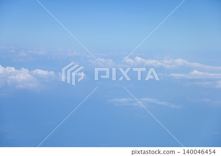 Stunning cloudscape, blue sky with white clouds. Nature scene. Nature background. Stunning cloudscape, blue sky with white clouds. Nature scene. Nature background. 140046454