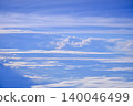 Big fluffy white clouds with the blue sky. Dramatic cloudscape. Nature scene. Nature background. 140046499