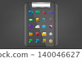Transparent Tablet UI Library Apps Interface Design 140046627