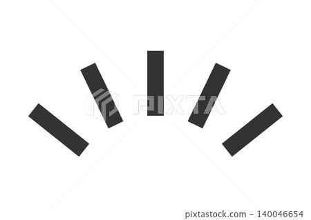 Attention/emphasis mark - Simple, flat design - Black 140046654