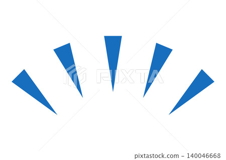 Attention/emphasis mark - Simple, flat design - Blue Attention/emphasis mark - Simple, flat design - Blue 140046668