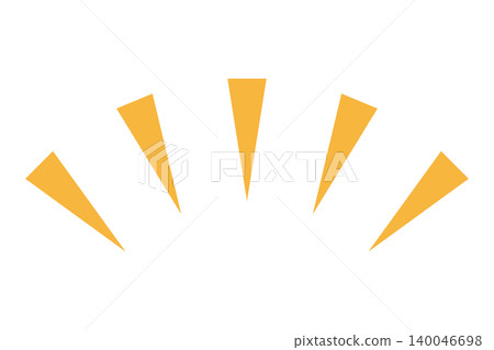 注意/強調標誌 - 簡潔扁平化設計 - 黃色 注意/強調標誌 - 簡潔扁平化設計 - 黃色 140046698