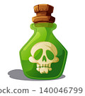 posion bottle dangerous liquid icon 140046799